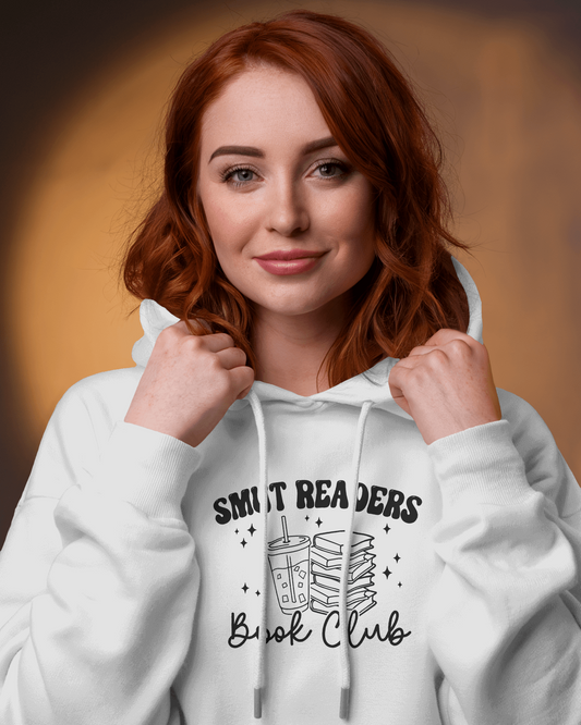 Smut Readers Book Club Hoodie – Spicy Book Lover Merch | Romance Reader Gift