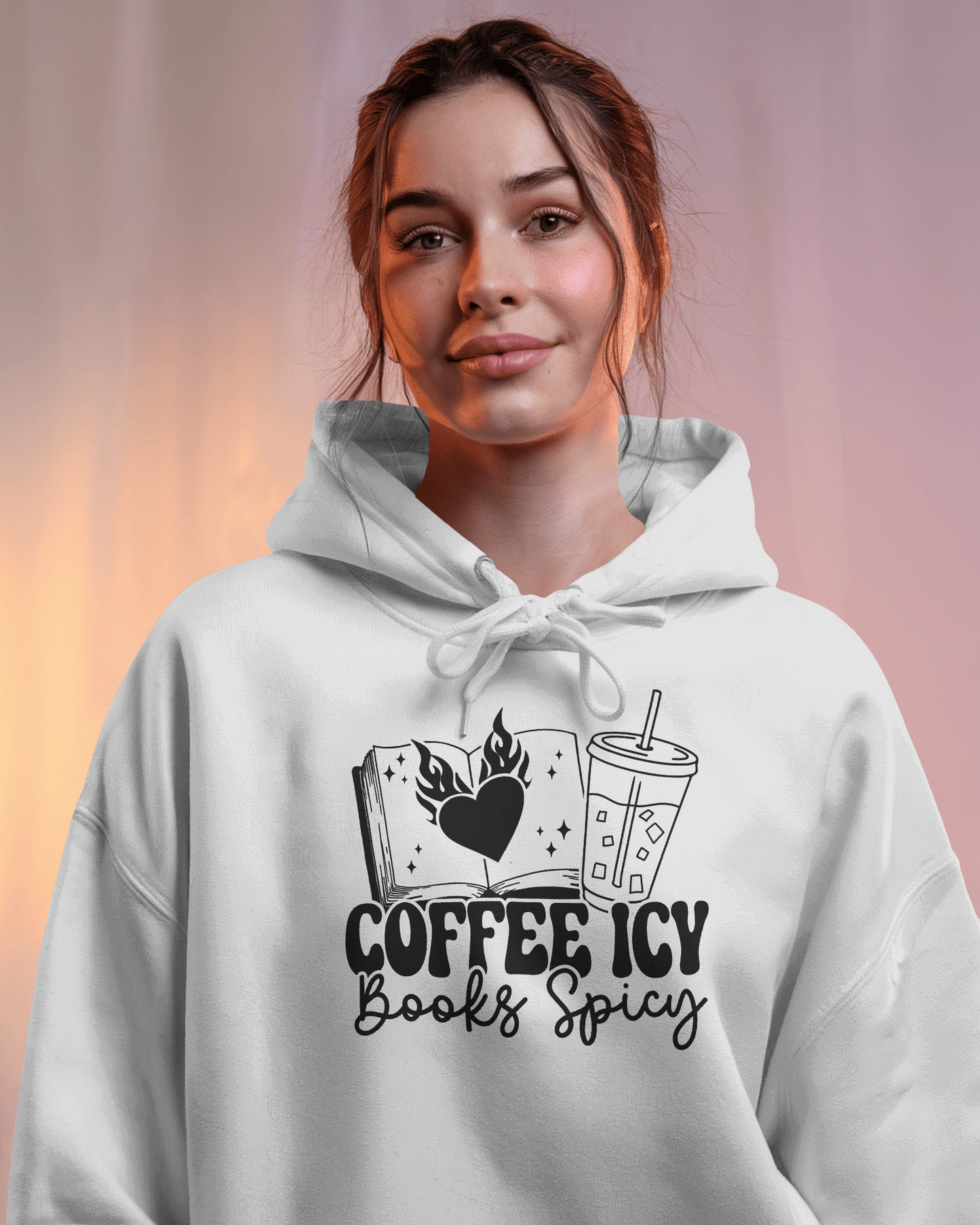 Coffee Icy Book Club Hoodie – Spicy Book Lover Merch | Romance Reader Gift