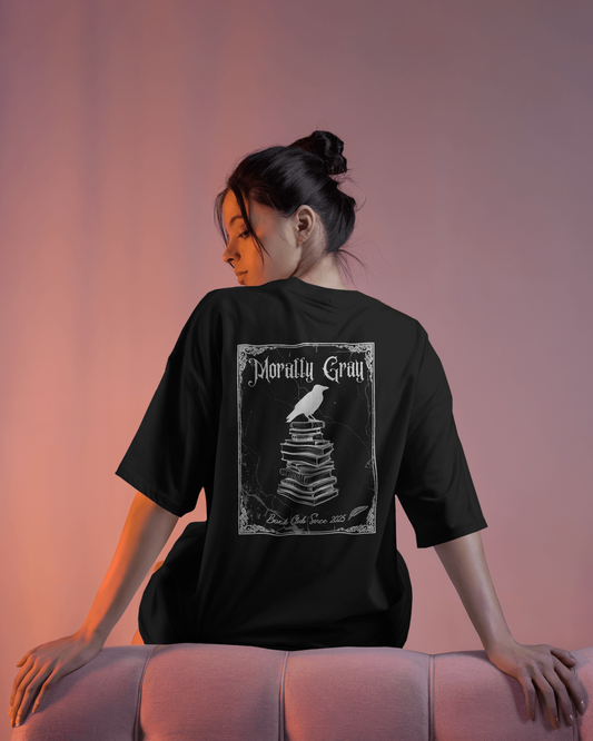 Morally Gray Book Club T-Shirt – Dark Romance & Fantasy Readers Aesthetic Tee