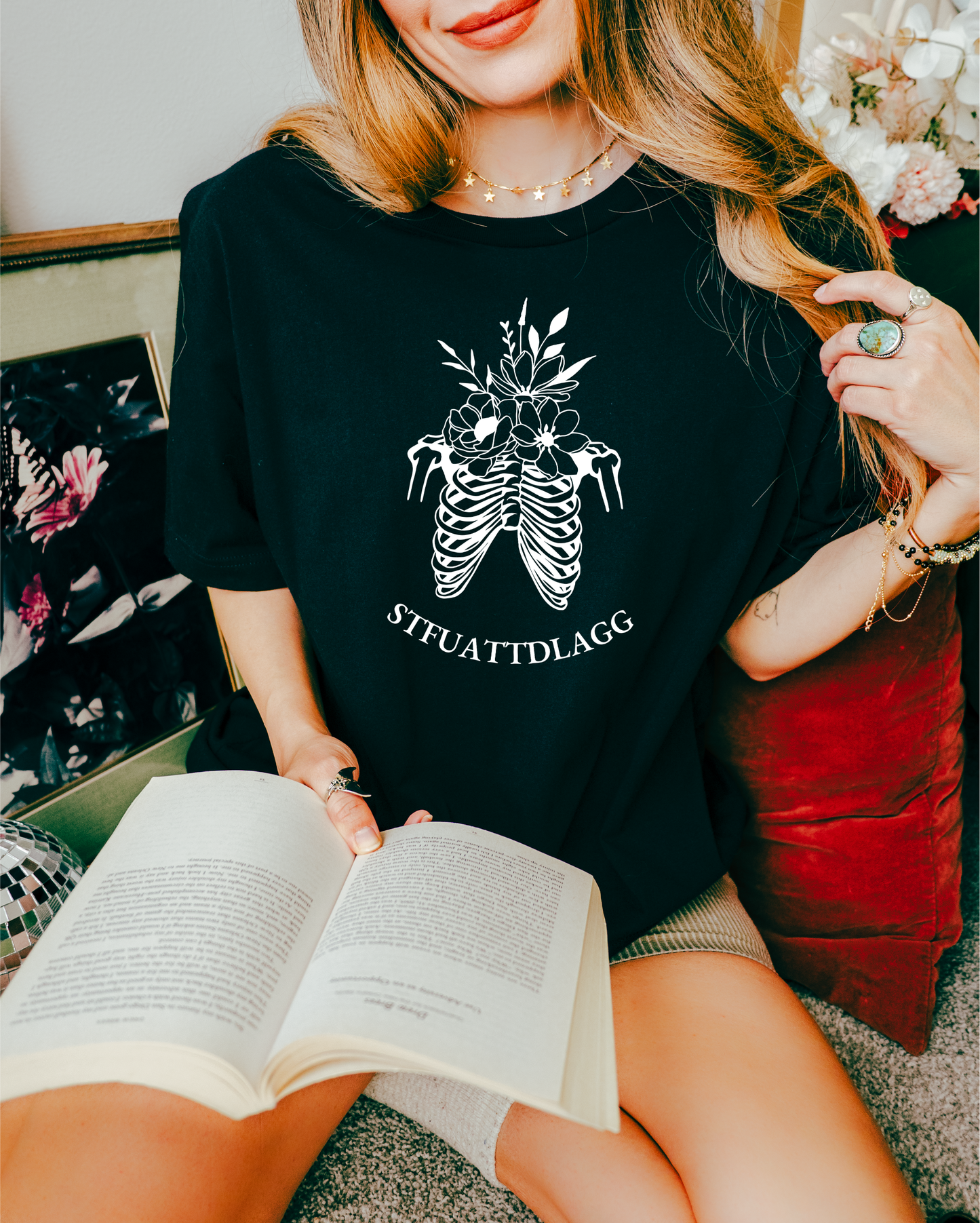 STFUATTDLAGG T-Shirt – Dark Romance & Fantasy Readers Aesthetic Tee