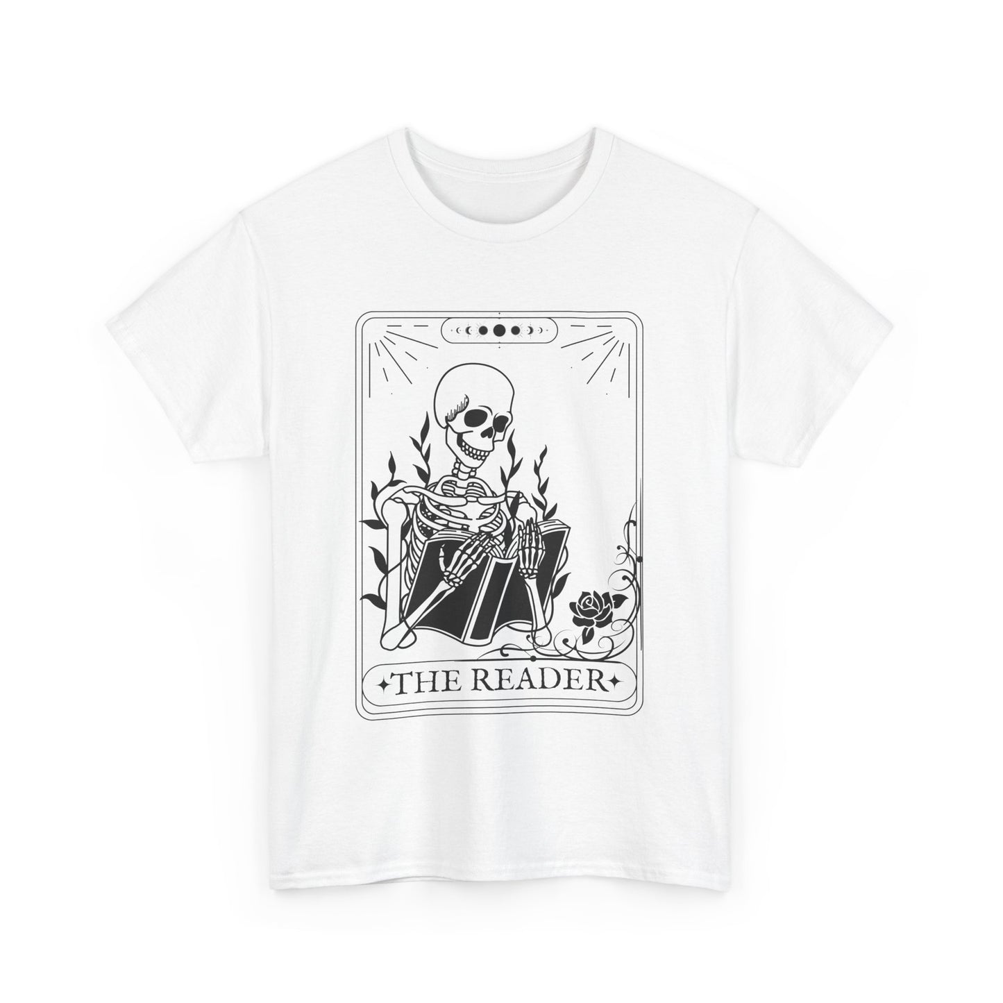 The Reader Tarot Card T-Shirt – Dark Romance Gothic Apparel for Smut & Fantasy Book Lovers