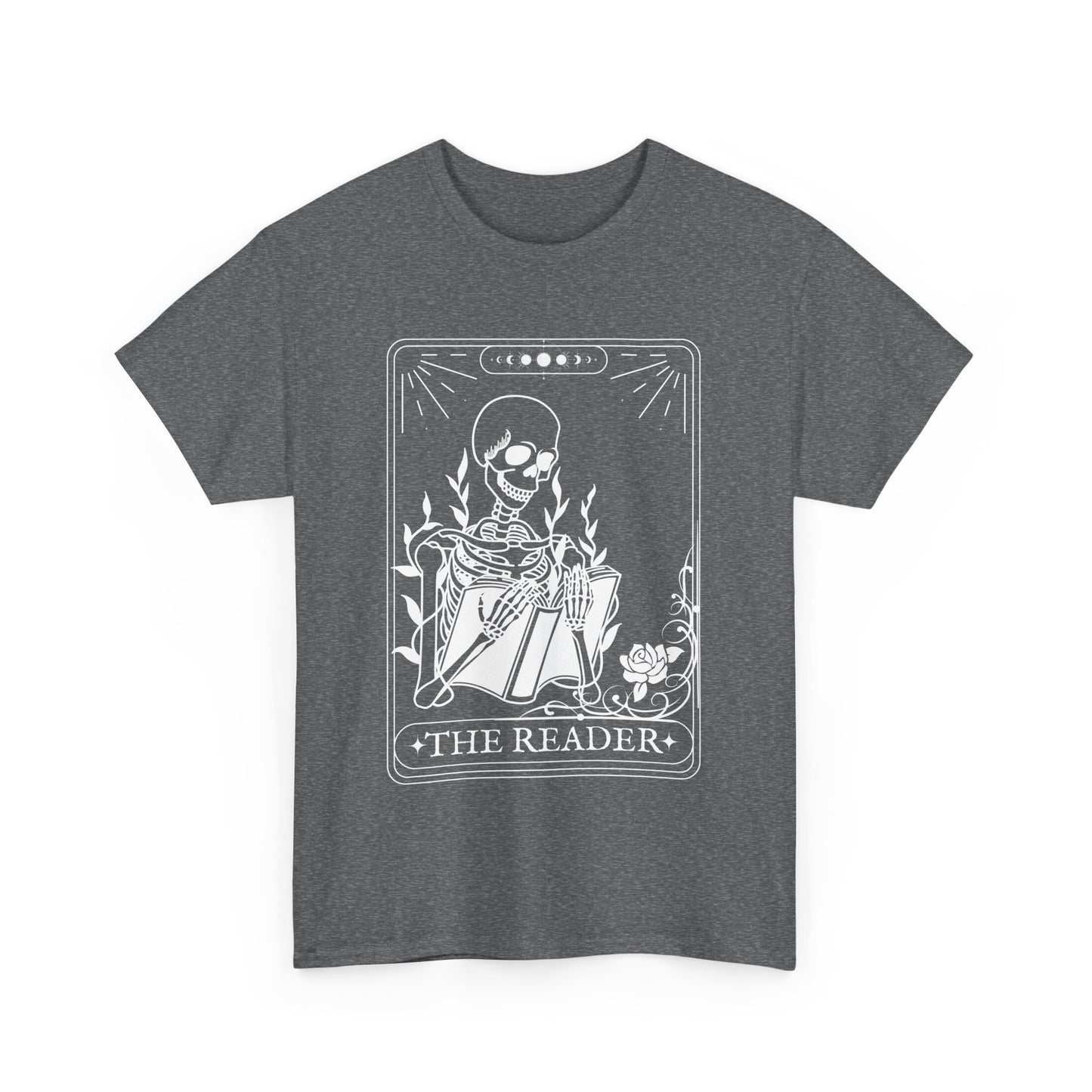 The Reader Tarot Card T-Shirt – Dark Romance Gothic Apparel for Smut & Fantasy Book Lovers