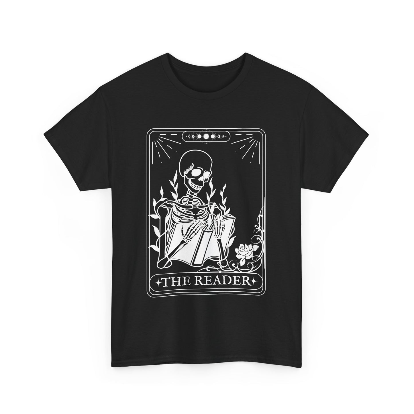 The Reader Tarot Card T-Shirt – Dark Romance Gothic Apparel for Smut & Fantasy Book Lovers