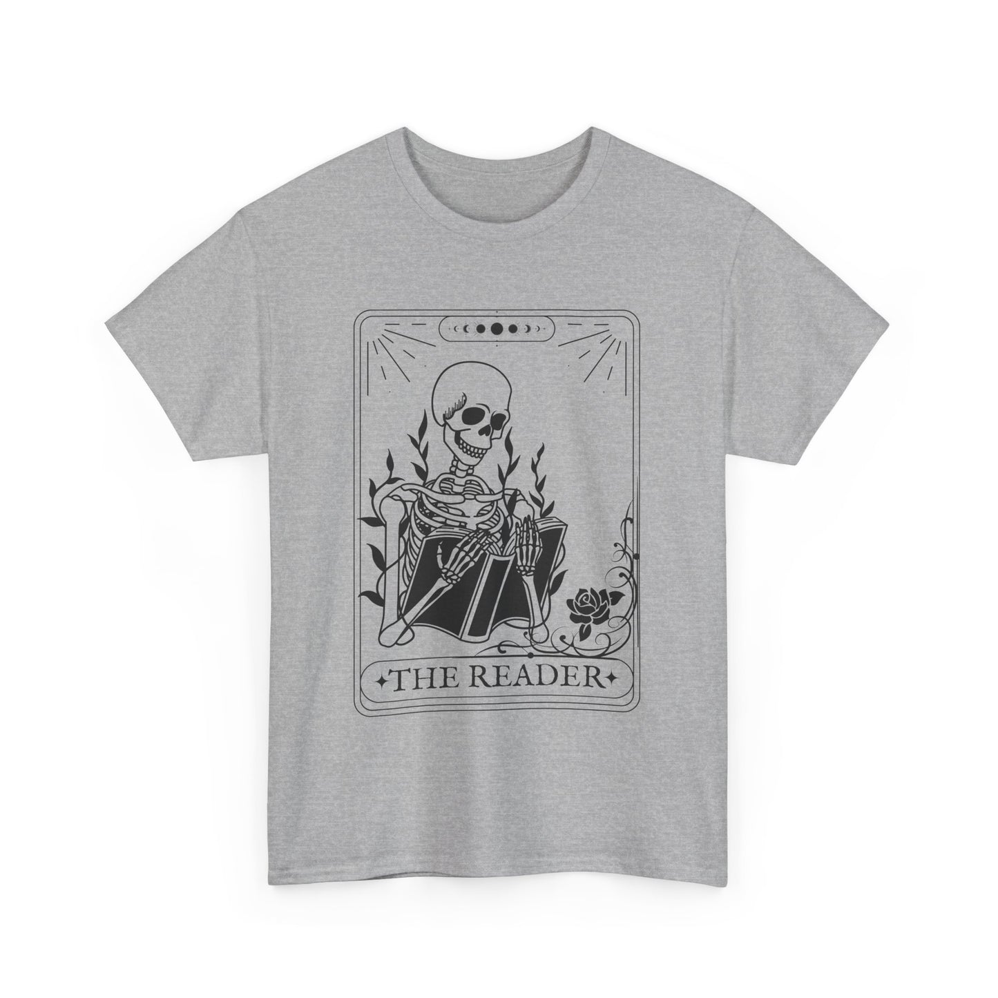 The Reader Tarot Card T-Shirt – Dark Romance Gothic Apparel for Smut & Fantasy Book Lovers